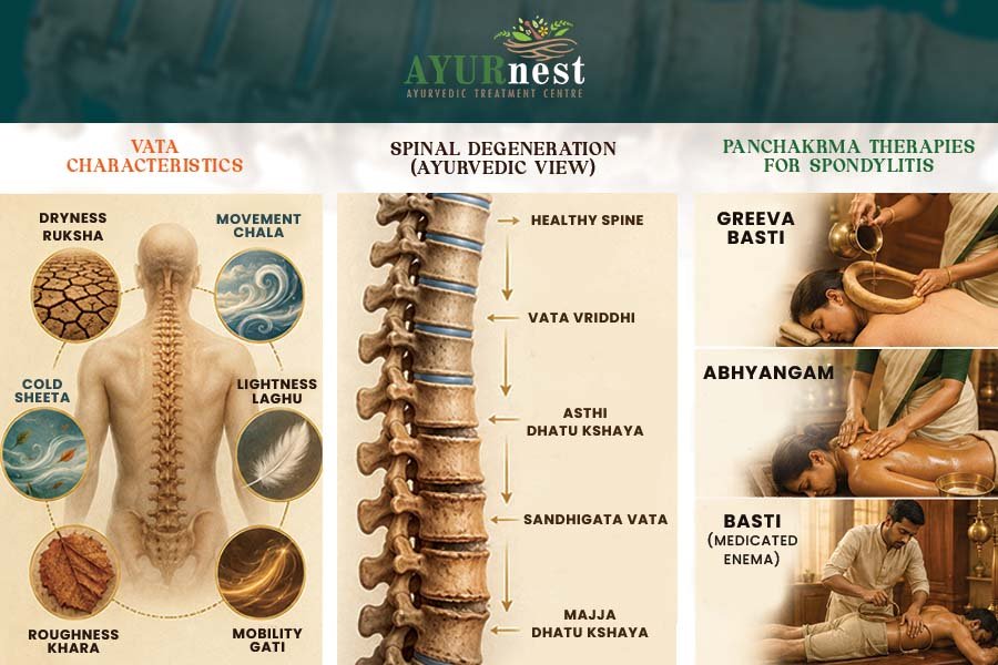 Vata disorder spondylitis Ayurveda